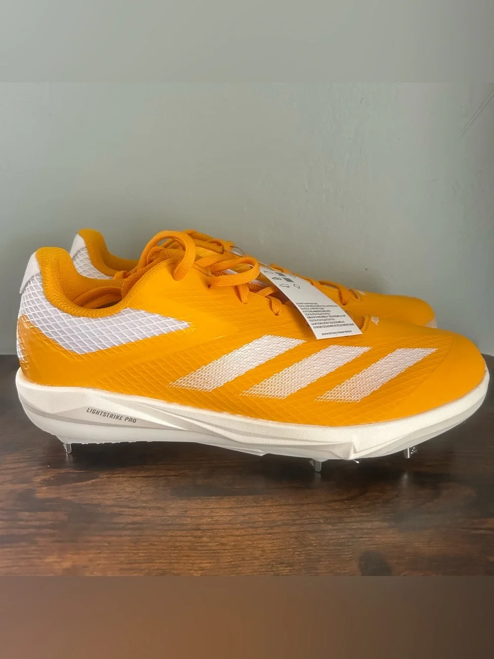 Adidas Adizero Electric BS Men’s Baseball Cleats Yellow Size 8.5 ID0947